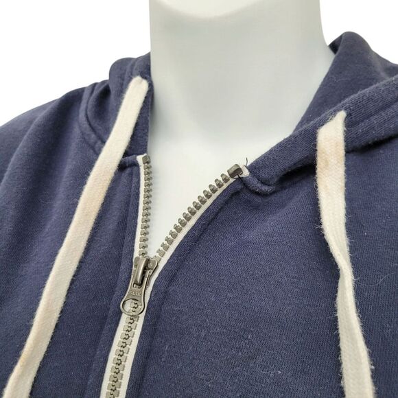 2/$20 George Navy Blue Zipper Up Hoodie Jacket Size: XS - Picture 3 of 13